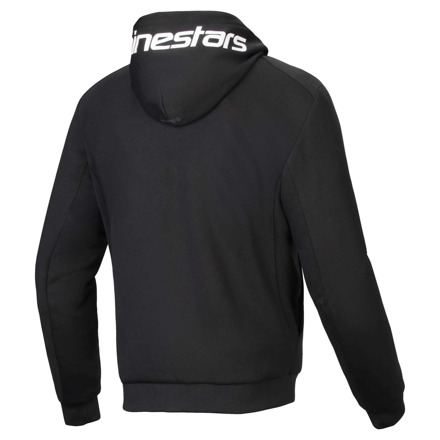 Alpinestars Chrome V2 Sport Motorhoodie, Zwart-Wit (2 van 2)
