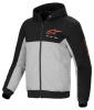 Chrome V2 Sport Motorhoodie - Zwart-Antraciet-Rood