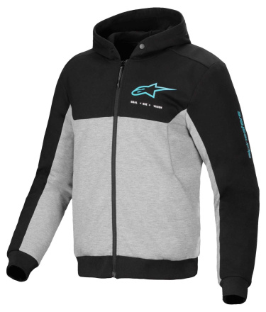 Chrome V2 Sport Motorhoodie - Zwart Turquoise