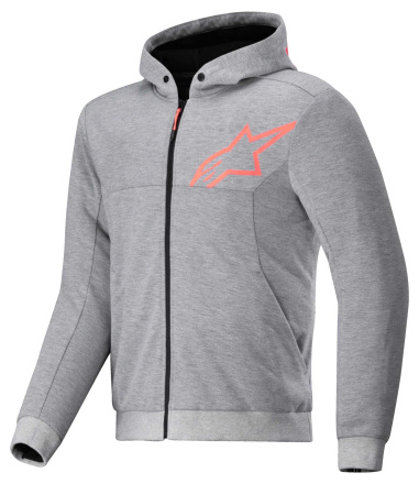 Chrome V2 Sport Motorhoodie - Grijs-Rood
