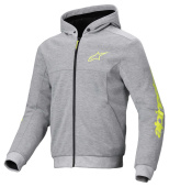 Chrome V2 Sport Motorhoodie - Grijs-Fluor