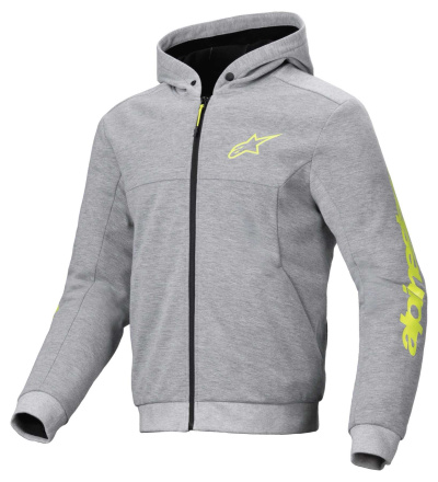 Chrome V2 Sport Motorhoodie - Grijs-Fluor