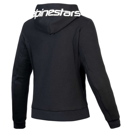 Alpinestars Stella Chrome V2 Sport Motorhoodie, Zwart-Wit (2 van 2)