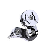 Clutch Mount Pro chrome - Zwart