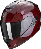 EXO-1400 EVO CARBON AIR SOLID Integraalhelm - Donker rood