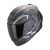 EXO 491 KRIPTA Integraalhelm - Mat Zwart-Zilver
