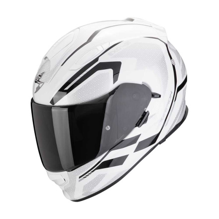 Scorpion EXO 491 KRIPTA Integraalhelm, Wit-Zwart (1 van 1)