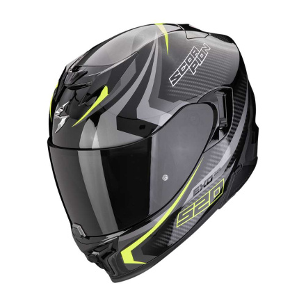 Scorpion EXO 520 EVO AIR TERRA Integraalhelm, Zwart-Zilver-Geel (1 van 1)