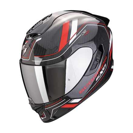 EXO 1400 EVO II CARBON AIR MIRAGE Integraalhelm - Zwart-Rood-Wit