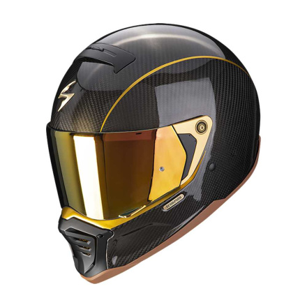 EXO-HX1 CARBON SE SOLID Integraalhelm - Zwart-Goud