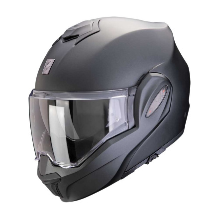 EXO-TECH EVO PRO SOLID Systeemhelm - Mat Zwart