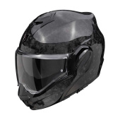 EXO-TECH EVO CARBON ONYX Systeemhelm - Zwart