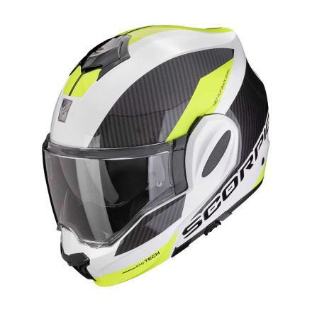Scorpion EXO-TECH EVO TEAM Systeemhelm, Wit-Fluor (1 van 1)