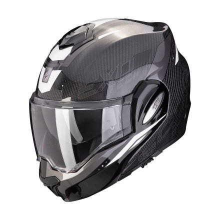 EXO-Tech Evo Carbon Rover Systeemhelm - Zwart-Wit