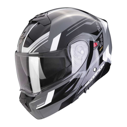 EXO-930 EVO Sikon Systeemhelm - Zwart-Grijs-Wit
