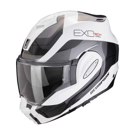 EXO-TECH EVO PRO COMMUTA Systeemhelm - Wit Zilver