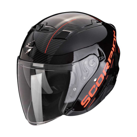 EXO 230 QR Jethelm - Zwart-Rood