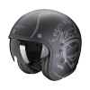 BELFAST EVO ROMEO Jethelm - Mat Zwart-Zilver
