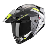 ADX-2 Galane Enduro Helm - Grijs-Zwart-Fluor