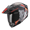 ADX-2 Galane Enduro Helm - Zwart-Grijs-Rood