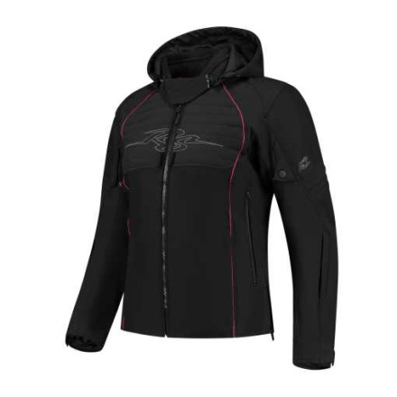Naomi Cordura Motorjas - Zwart-Roze