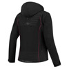 Rusty Stitches Naomi Cordura Motorjas, Zwart-Roze (Afbeelding 2 van 2)