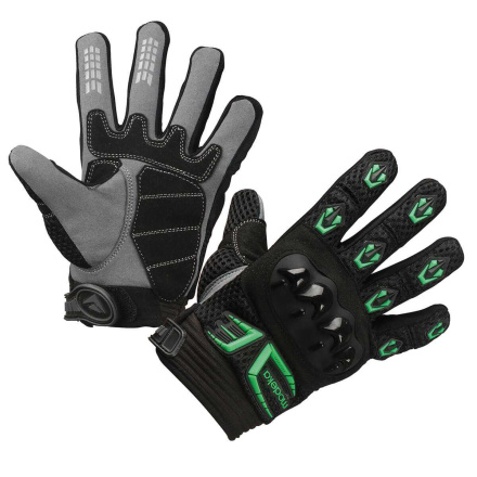 MX Top Kinder Motorhandschoenen - Zwart-Groen