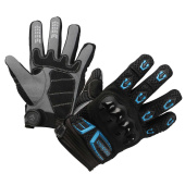 MX Top Kinder Motorhandschoenen - Zwart-Blauw