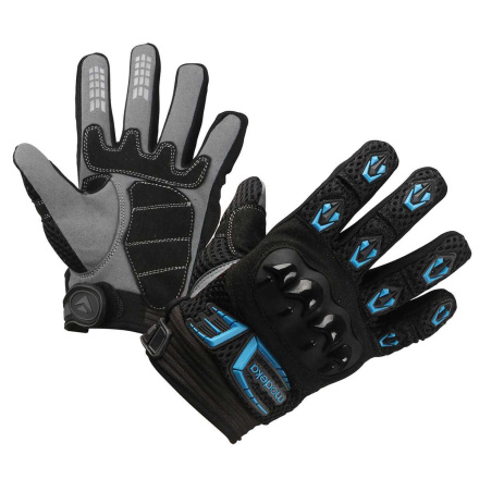 MX Top Kinder Motorhandschoenen - Zwart-Blauw
