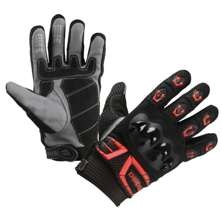 MX Top Kinder Motorhandschoenen - Zwart-Rood