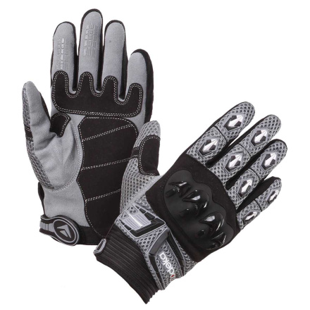MX Top Kinder Motorhandschoenen - Zwart-Grijs