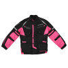 Tourex II Kinder Motorjas - Zwart-Roze
