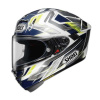 X-SPR Pro Escalate Integraalhelm - Wit-Blauw-Geel