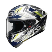 X-SPR Pro Escalate Integraalhelm - Wit-Blauw-Geel